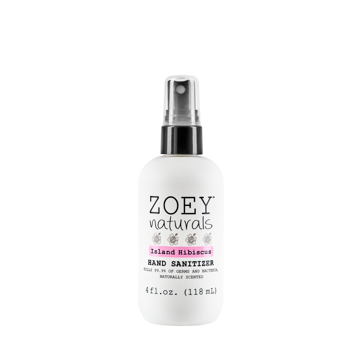 Zoey Naturals Hand Sanitizer Island Hibiscus