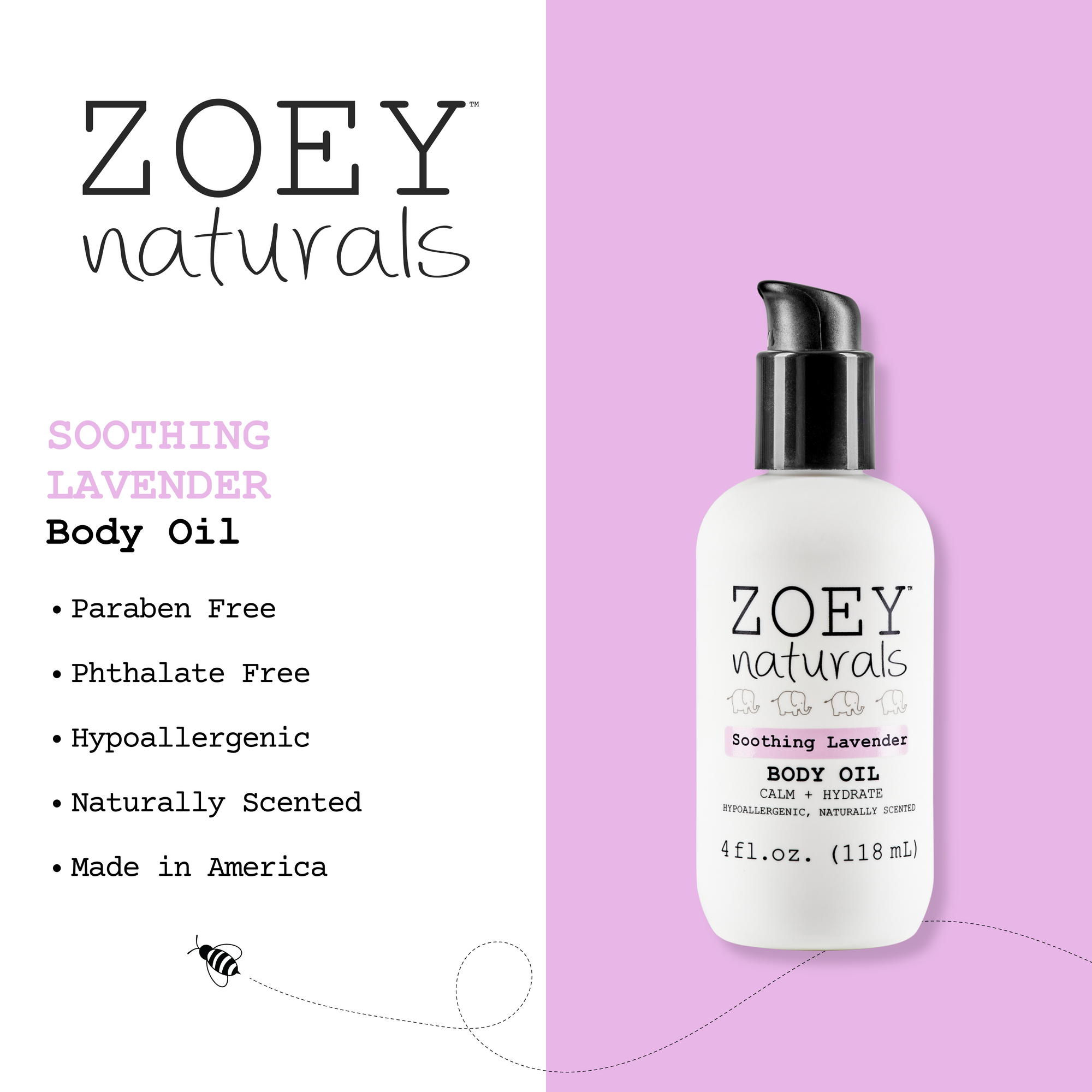 Natural lavender Baby Oil for Massage