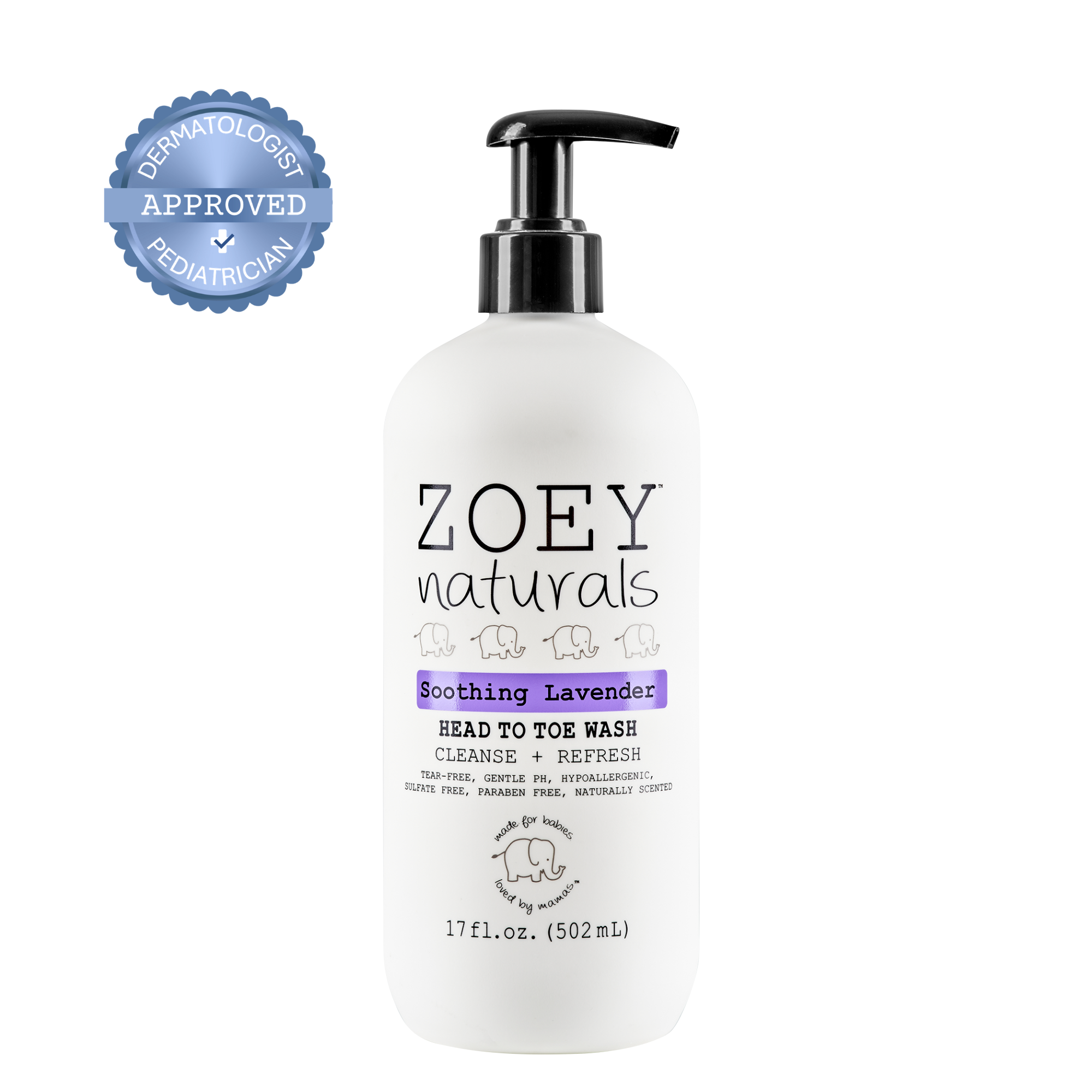 Zoey Naturals Soothing Lavender Wash Zoey Naturals Soothing Lavender Wash