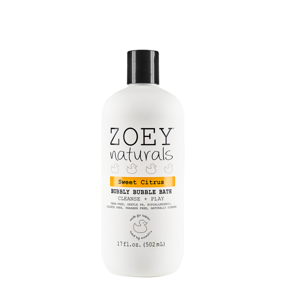 Zoey Naturals Bubbly Bubble Bath Sweet Citrus