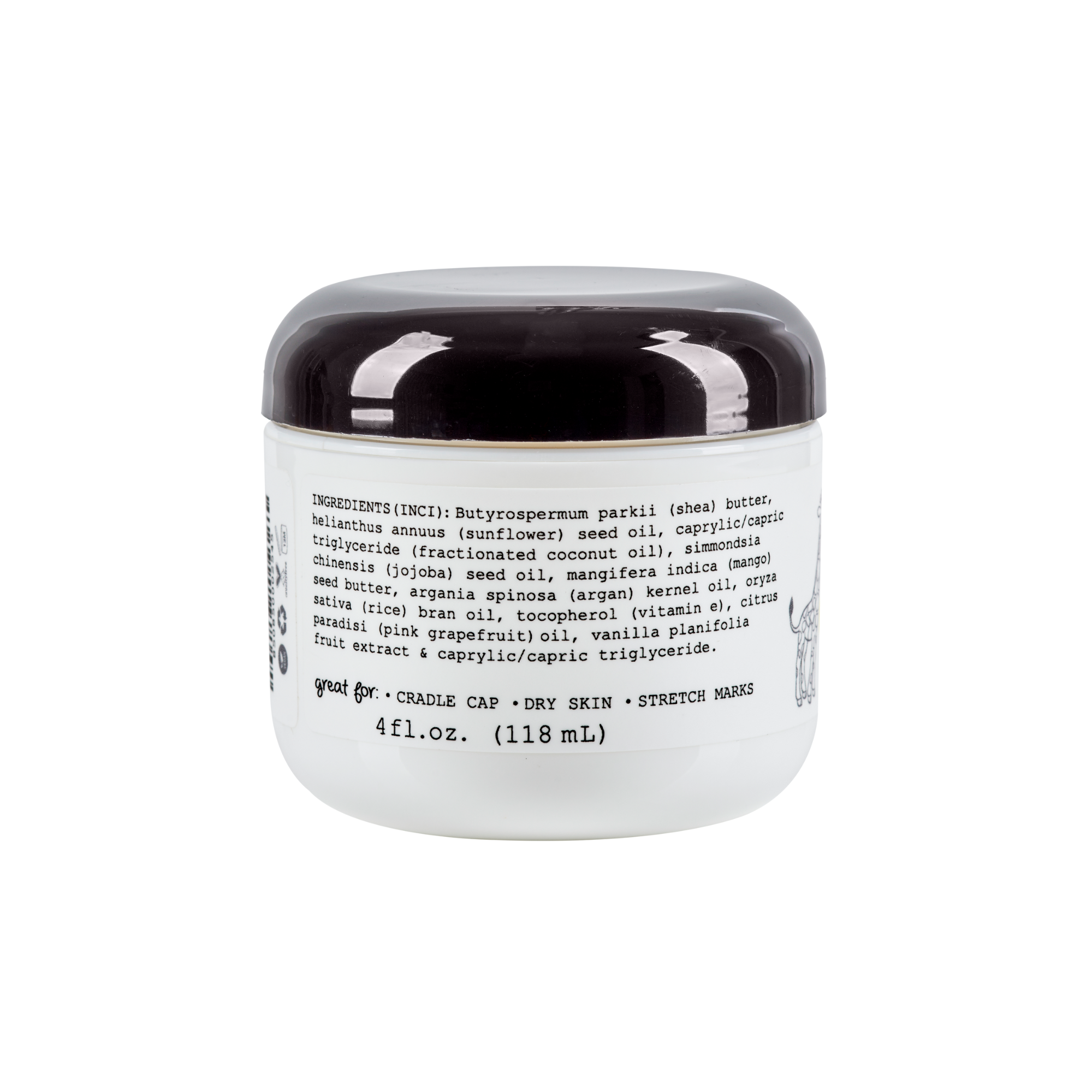 Zoey Naturals Vanilla Grapefruit Body Butter