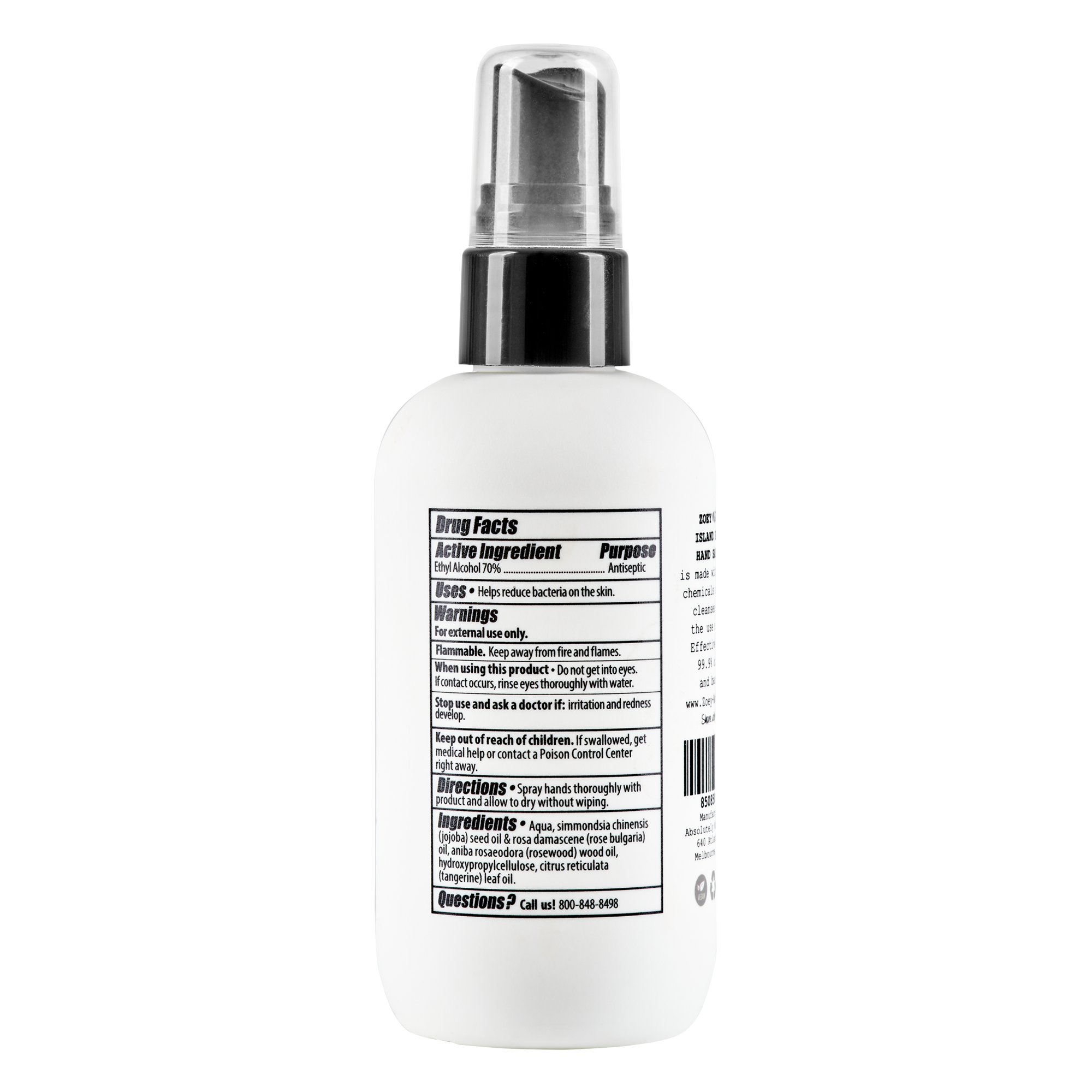Naturally Scented Moisturizing Hand Sanitizer