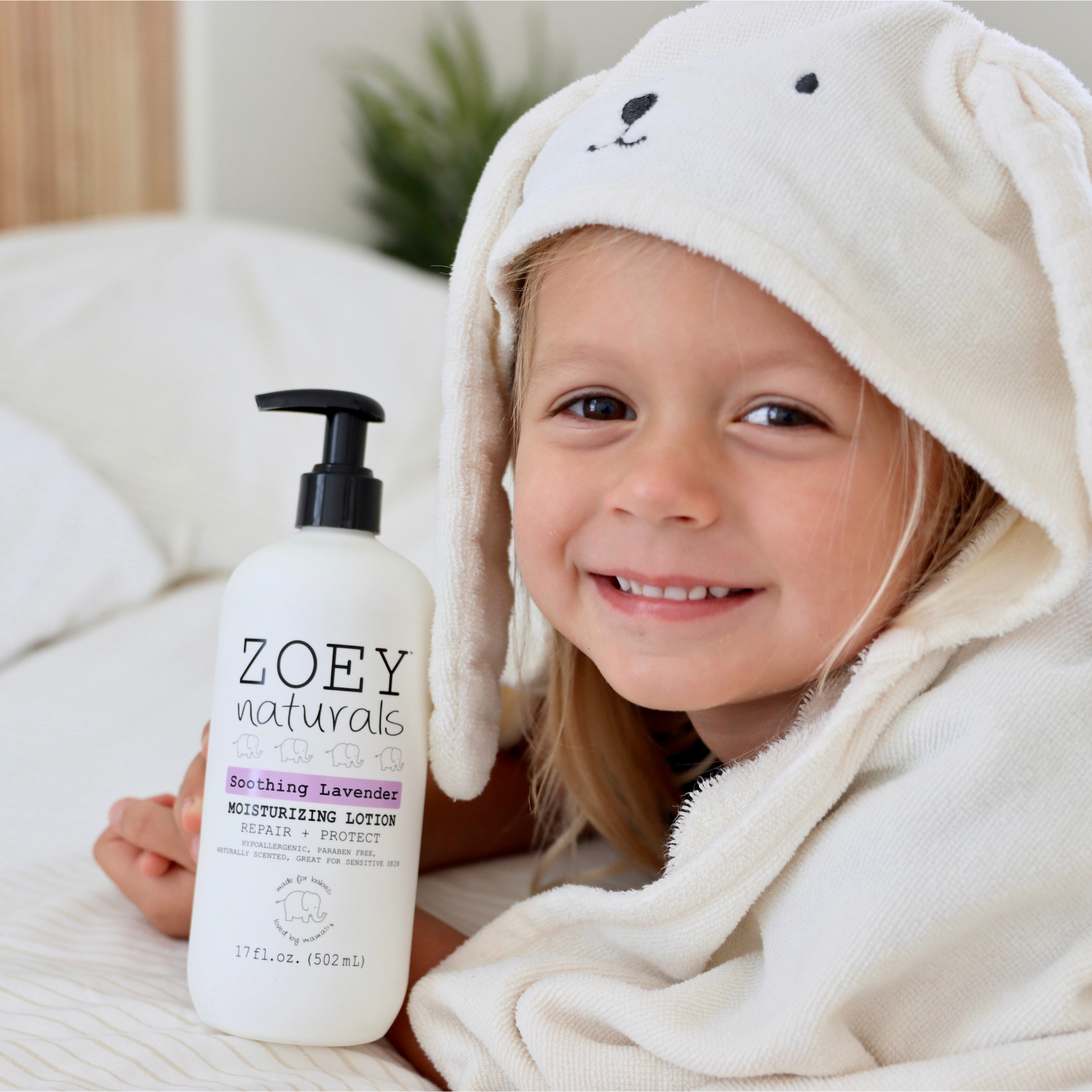 Zoey Naturals Soothing Lavender Lotion For Babies and Kids