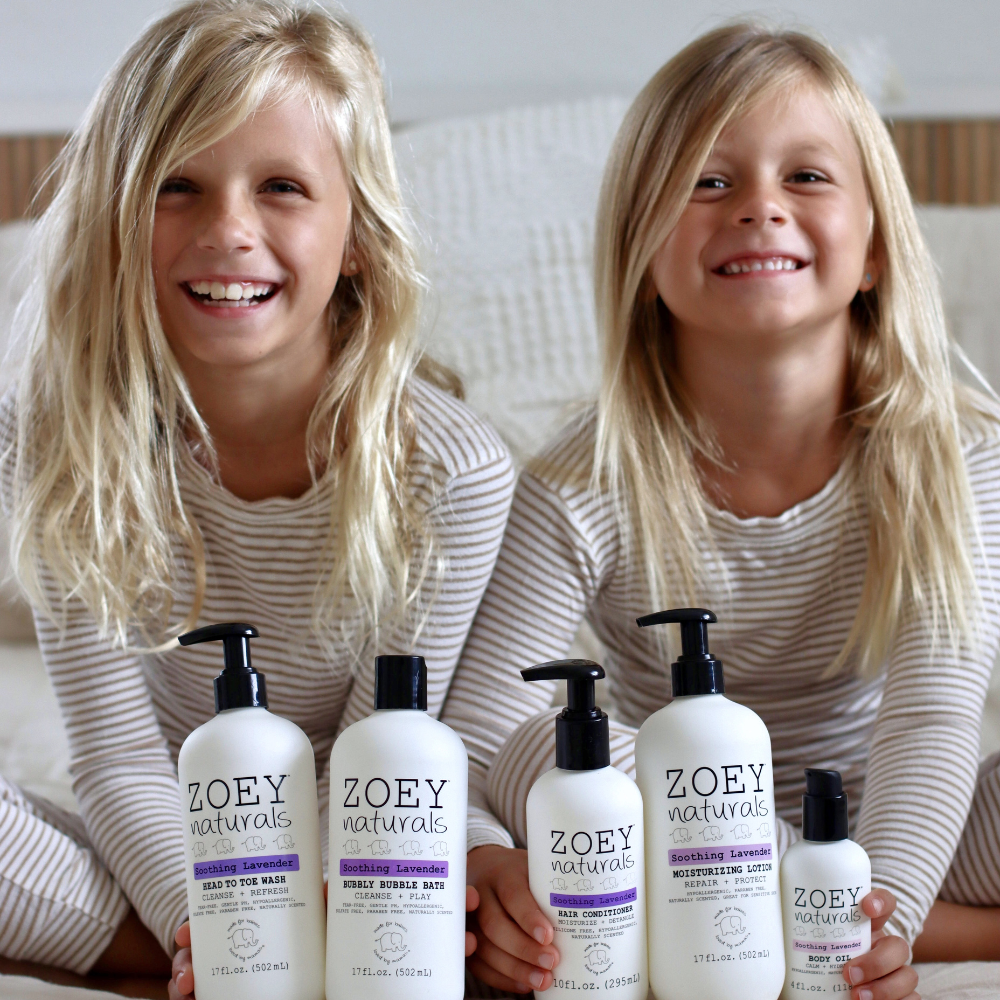 Naturally Scented Lavender Bath Bundle for Kids and Babies Sensitive Skin