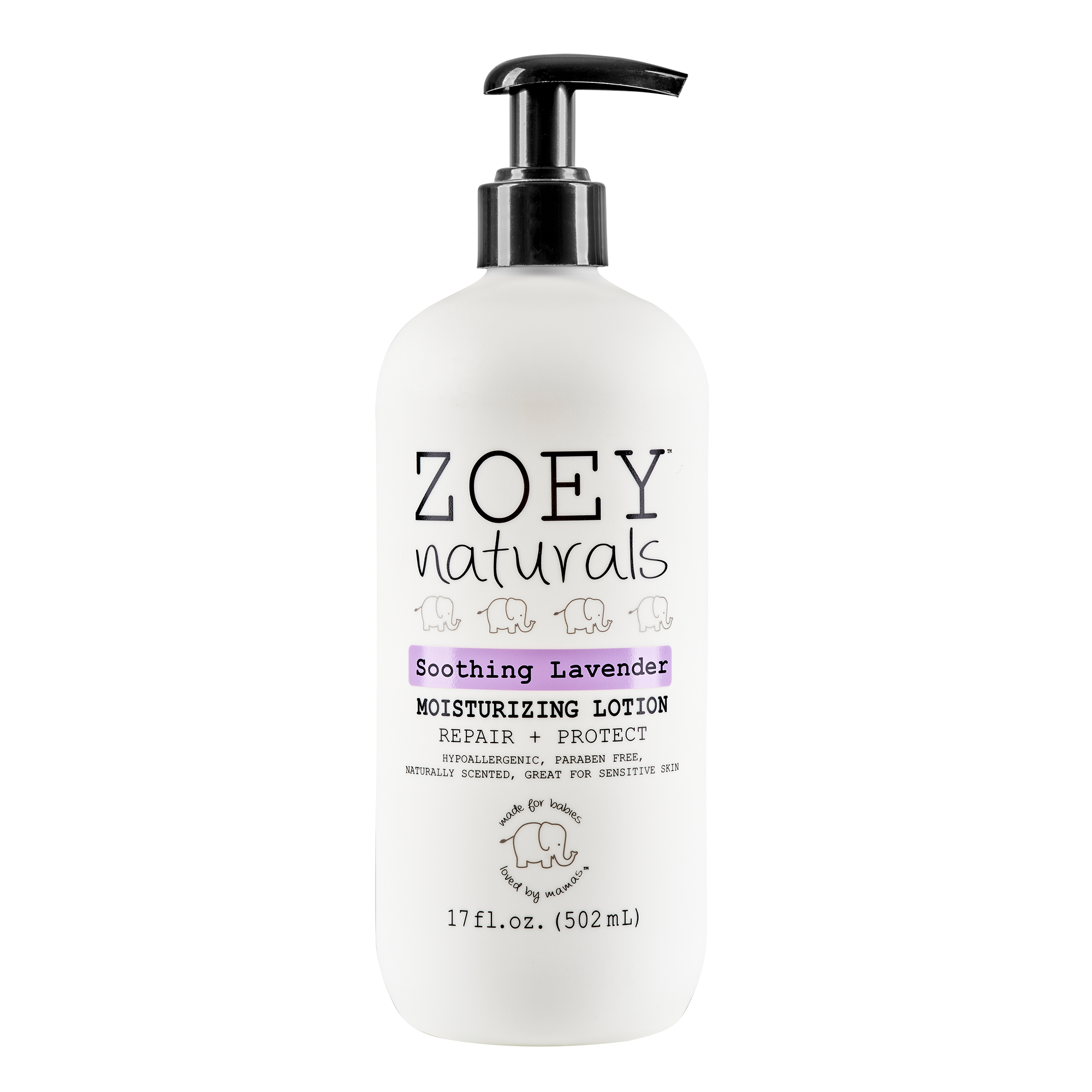 Zoey Naturals Soothing Lavender Lotion For Babies and Kids