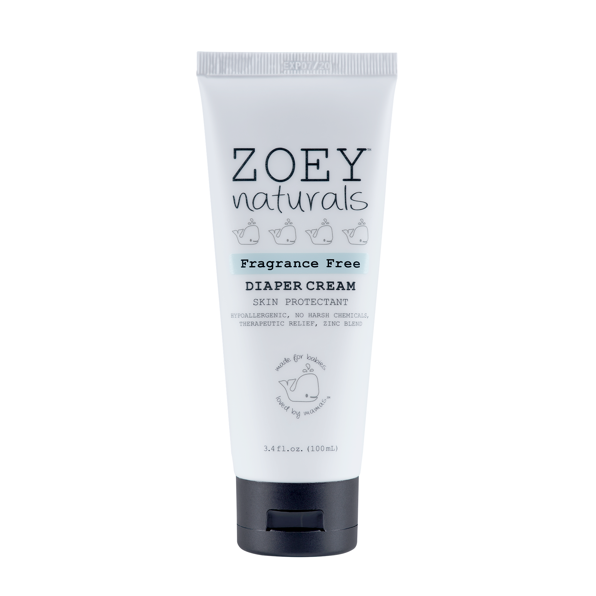 Zoey Naturals Zinc Oxide Diaper Rash Cream