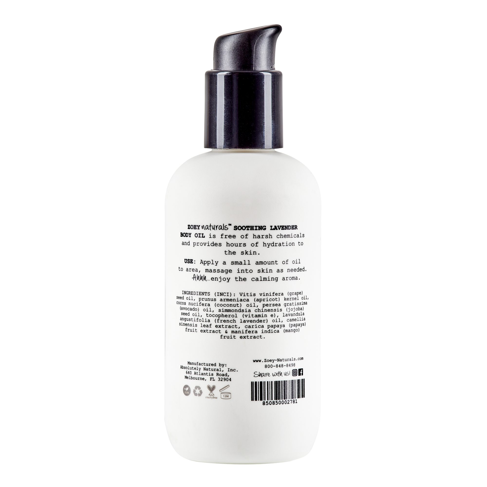 Natural Lavender Infant Massage Oil