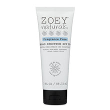 Load image into Gallery viewer, Zoey Naturals SPF 50+ Sheer Finish Mineral Sunscreen 3 oz