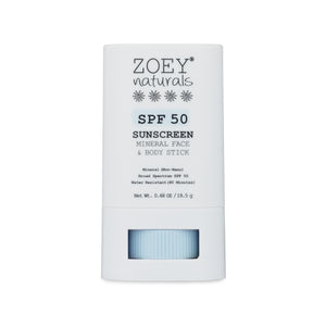 Zoey Naturals SPF 50 Mineral Sunscreen Stick
