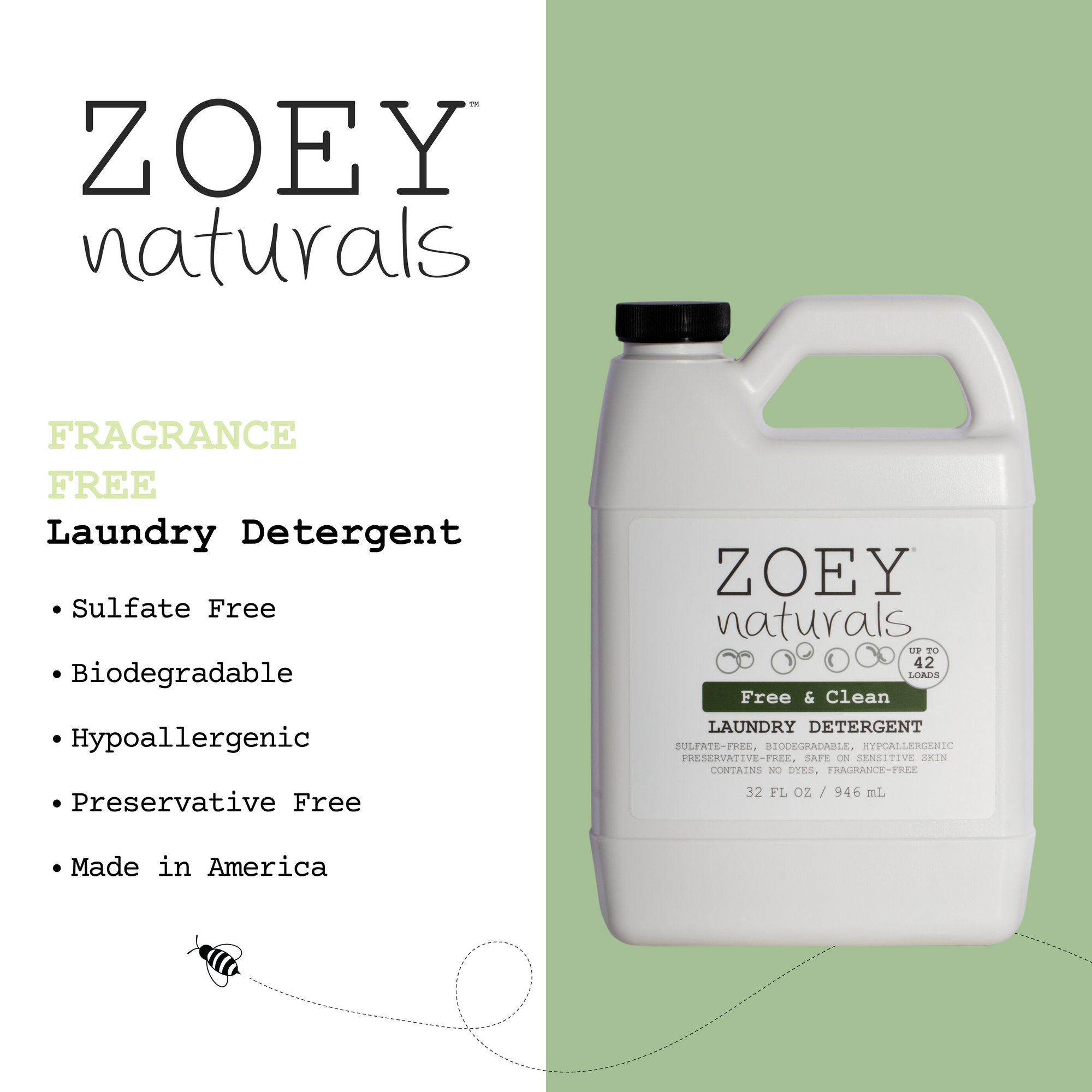 Preservative Free Baby Safe Laundry Detergent