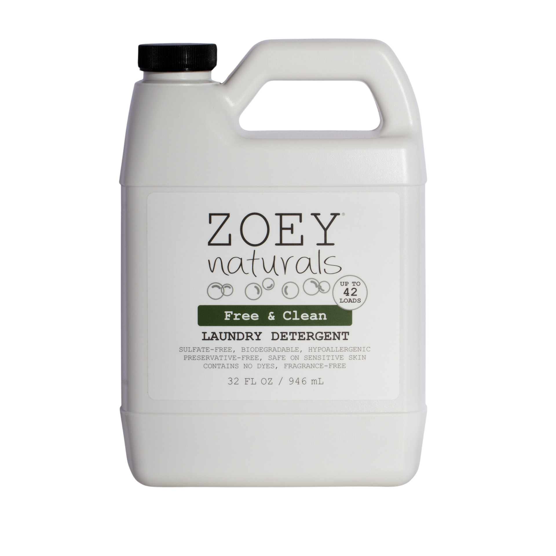 Zoey Naturals Baby Safe Free & Clean Laundry Detergent