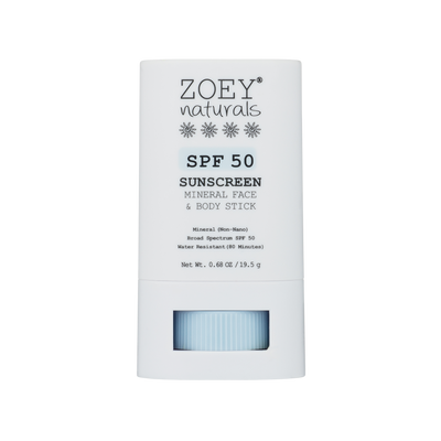 Zoey Naturals SPF 50 Mineral Sunscreen Stick