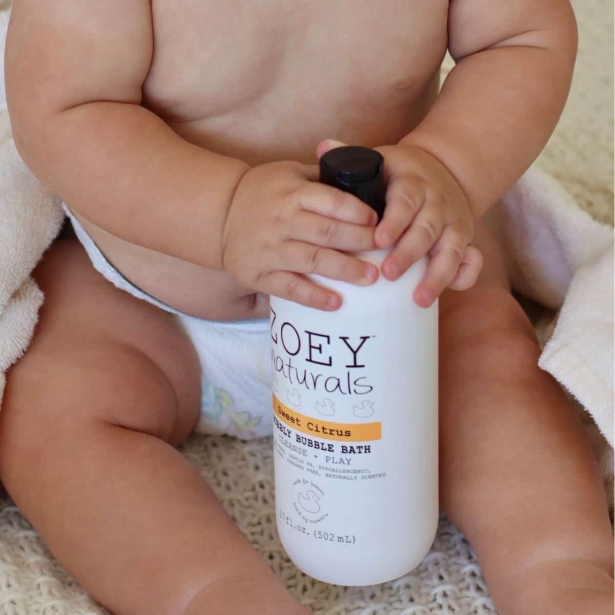 Zoey Naturals Bubbly Bubble Bath Sweet Citrus