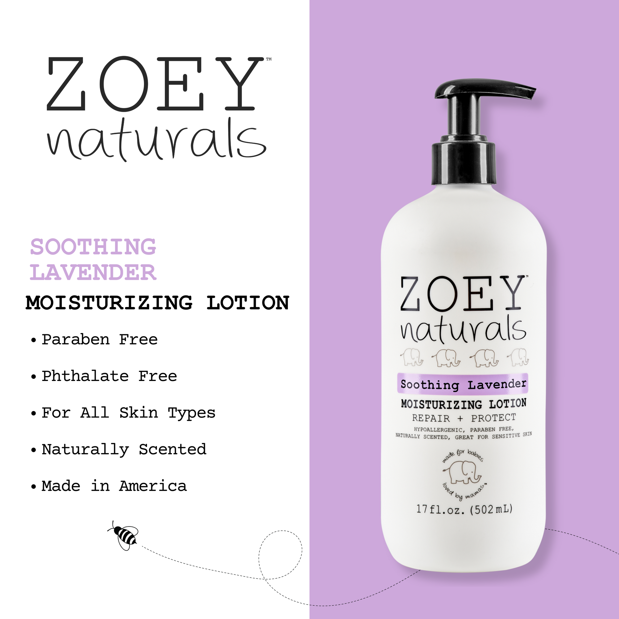 Natural Lavender Baby Lotion