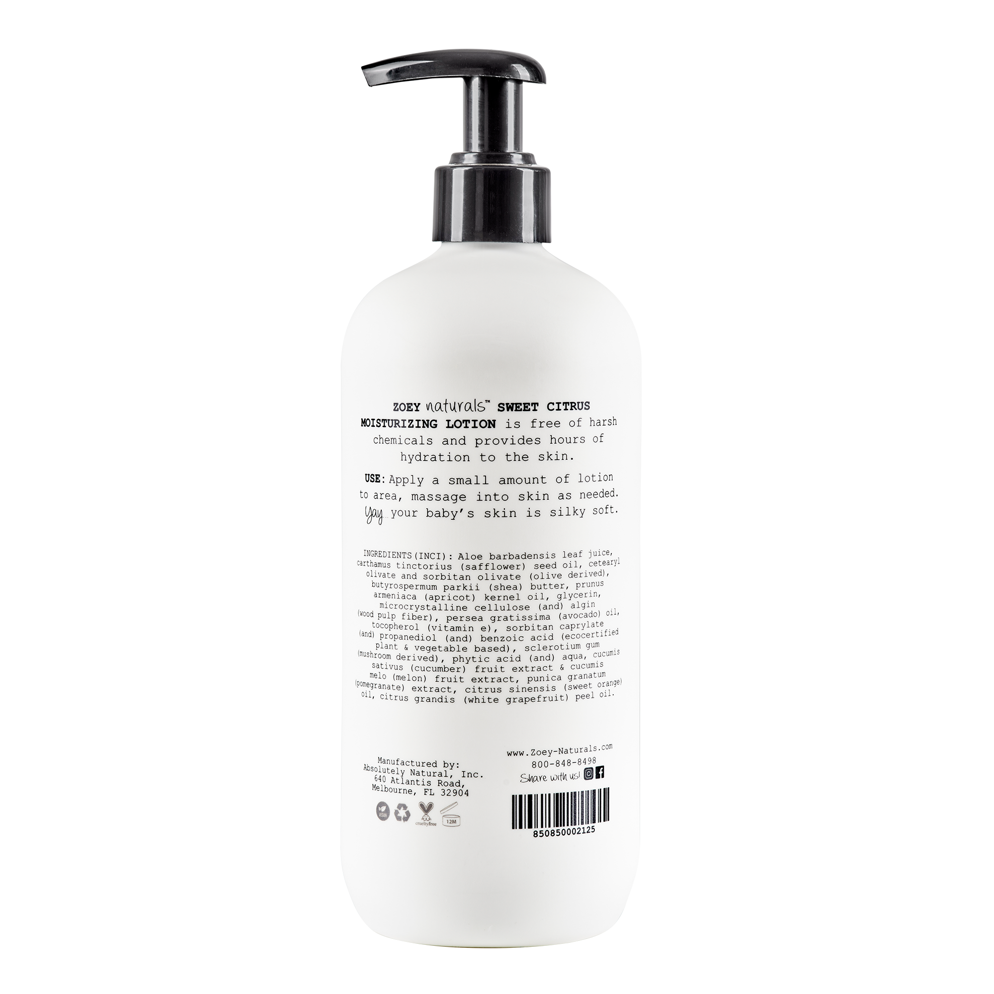Natural Citrus Baby Lotion