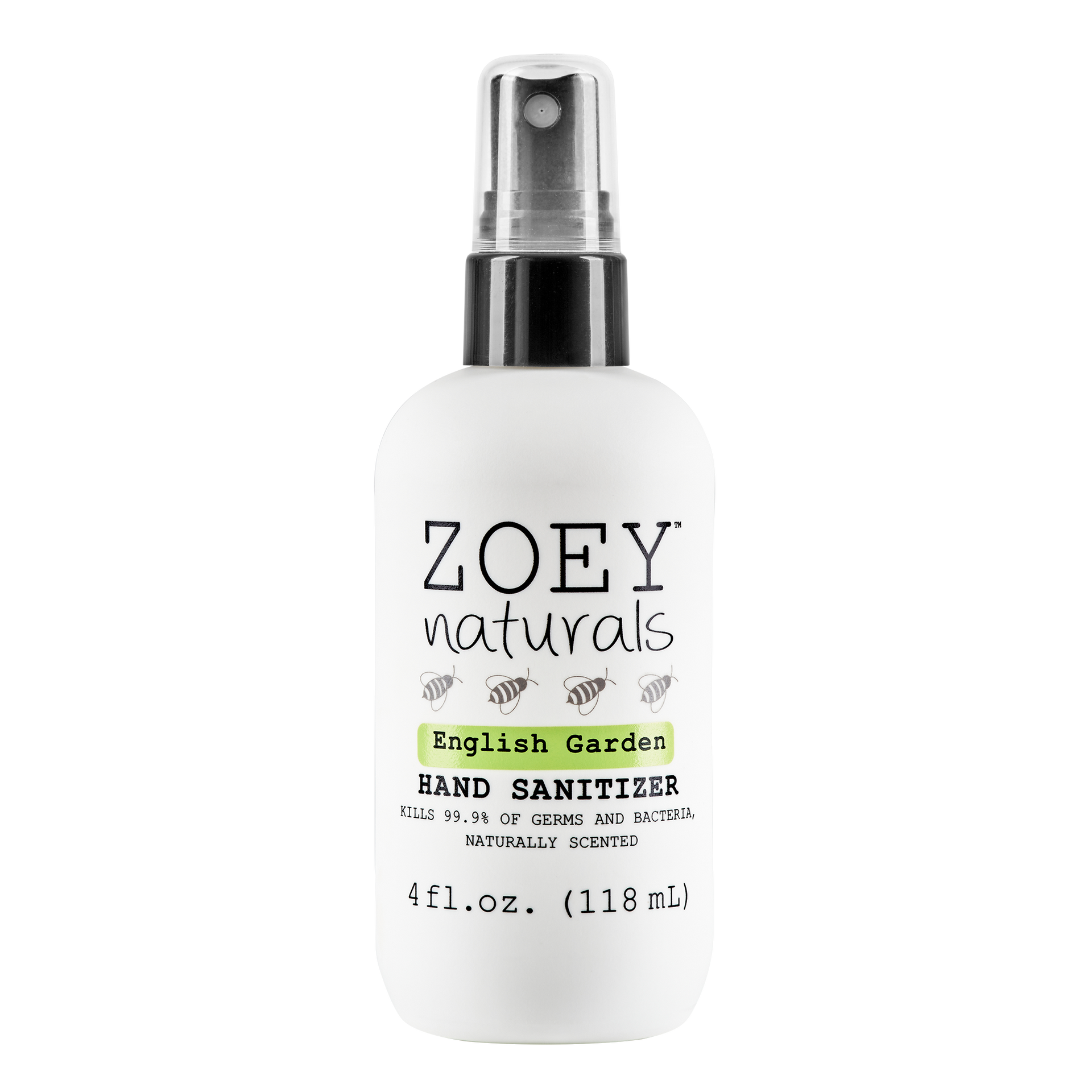 Zoey Naturals Hand Sanitizer Spray English Garden